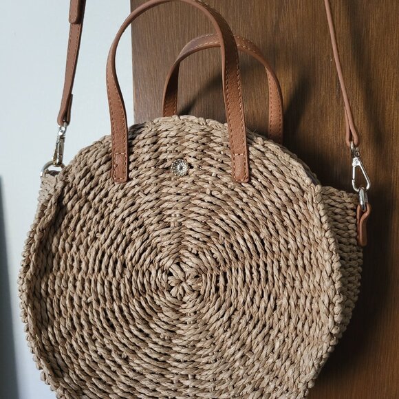LC Lauren Conrad Straw Purse - Picture 2 of 7